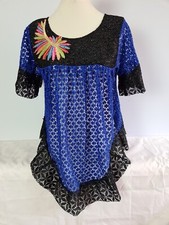 Ladies Vintage Smock Top Size