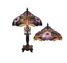 Dragonfly Stained Glass Table
