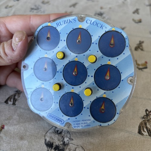 Vintage rubiks clock - vintage,