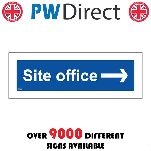 Sign site office right arrow - sign,