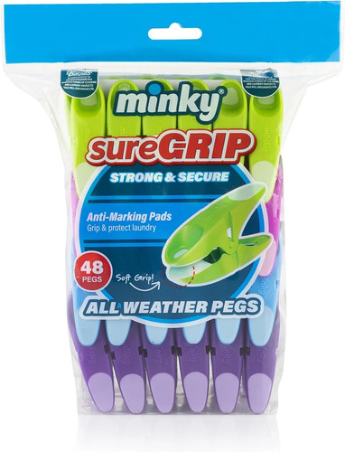 Minky 48pk sure - sure, pegs
