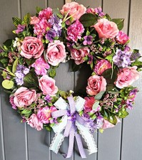 Artificial floral Wreath