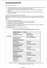 UCAT (UKCAT) NOTES/GUIDE