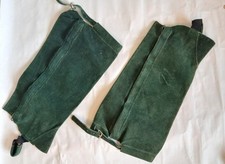 suede riding half chaps