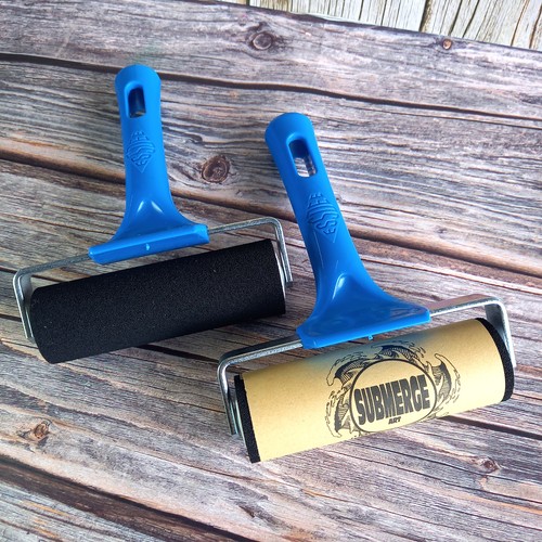 Fabric roller brayer by - roller,