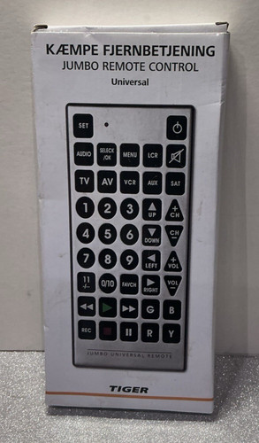 Tiger jumbo universal remote - universal,
