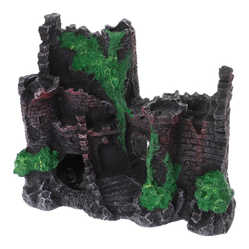 Castle aquarium decoration - aquarium,