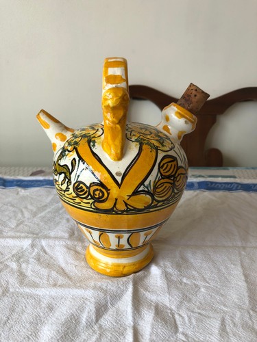 Vintage spanish botijo - vintage,