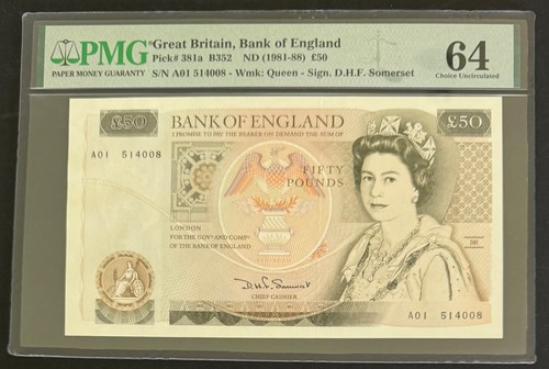 Bank england 50 note - **bank, of