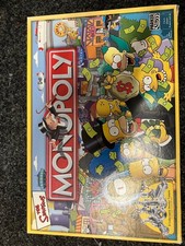 The Simpsons Monopoly Board