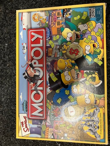The simpsons monopoly board - the,