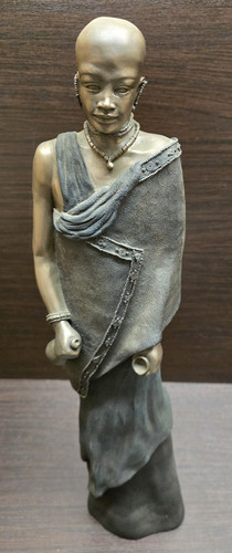 Large bronze effect maasai - bronze,