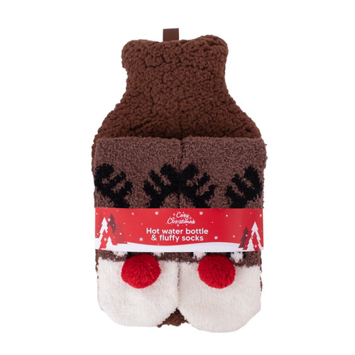 Christmas hot water bottle - bottle, &