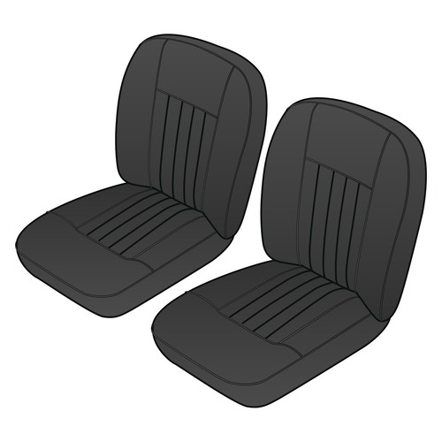 Mgb front seat covers - /,