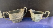 Very Old Antique Pewter Bowl & Jug. A Rare Find. In Great Condition. See Photos