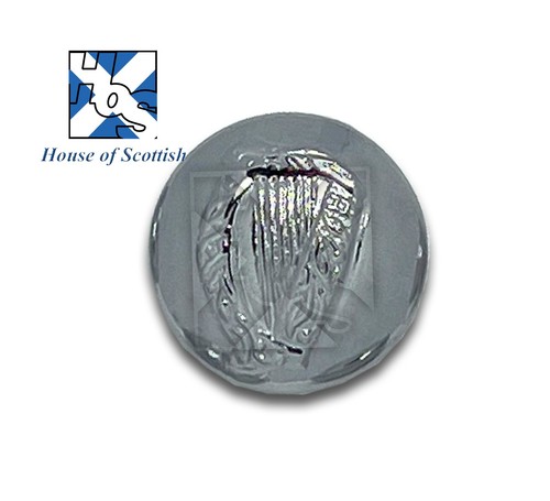 Irish harp buttons - buttons, brian