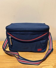 Polar Gear Navy Picnic Lunch Cooler Bag with Cooling Pack 7L 16 x 18 × 24cm