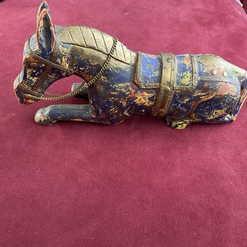 Antique wooden horse - ,