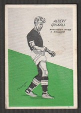MASTER VENDING gum 1958 Football MANCHESTER UNITED Albert Quixall