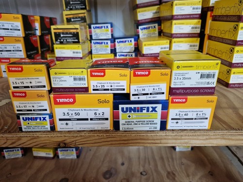 Wood screws x10 boxes - wood,