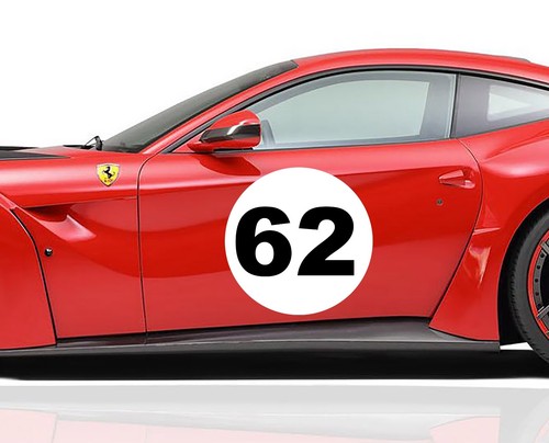 Track car roundels number - 3,