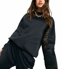 adidas Lace Sleeve Sweatshirt