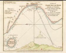Indonesia Sumatra map sea chart Pulau Pisang Bay Croee Road Island 1814