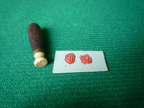 Antique sealing wax seal - antique,
