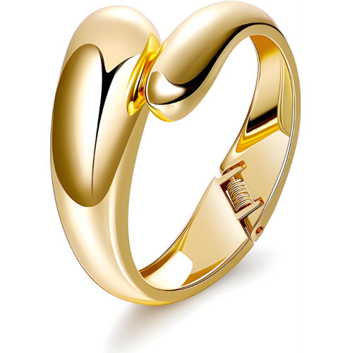 18k gold plated wide chunky - wide,