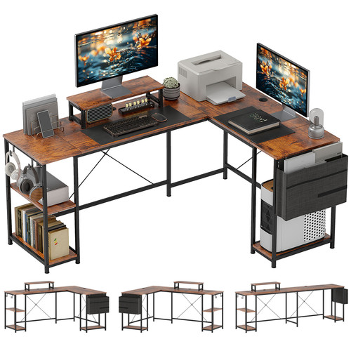 Reversible shaped desk 2 - reversible,