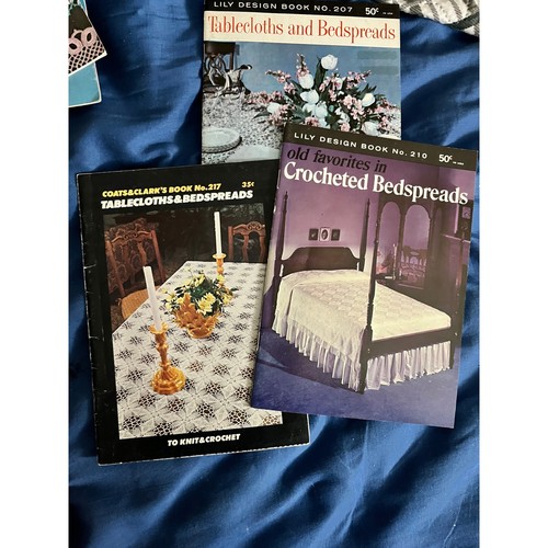 Vintage crochet pattern books - vintage,
