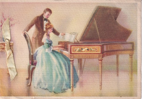Vintage greeting card - vintage,