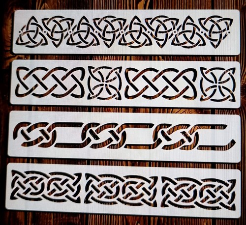 4pcs celtic knot border - celtic,