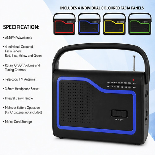 Ibiza portable radio - portable,