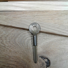 Vintage Old Brass CHUBB Security Rack Bolt Star Key For Doors. New old stock