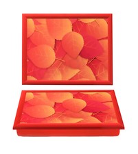 Autumn Leaves Wooden Frame Lap