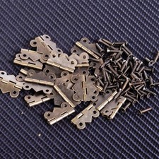 20/40 20x17mm Butterfly Small Hinge Antique Brass Jewelry Box Hinge with Screws