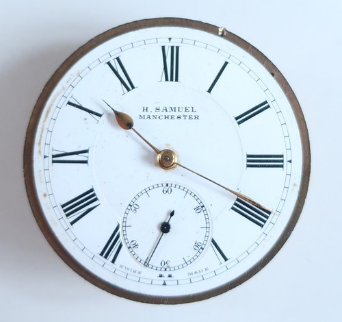 Antique pocket watch movement