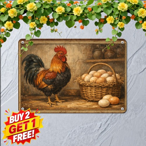 Rooster and barn - and,