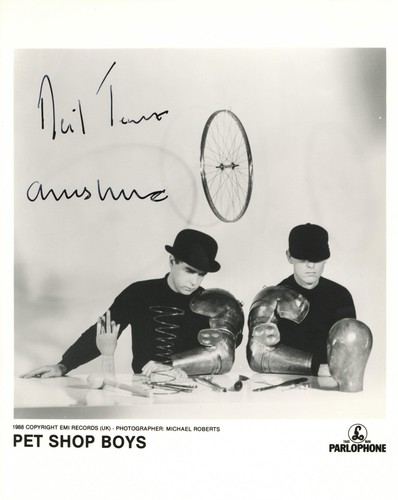 Pet shop boys signed - pet,