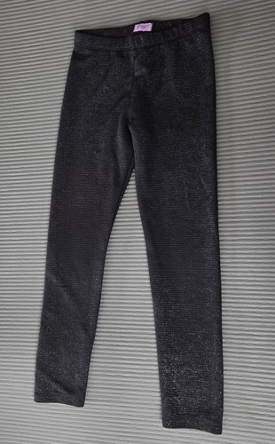 Black sparkle leggings - f,