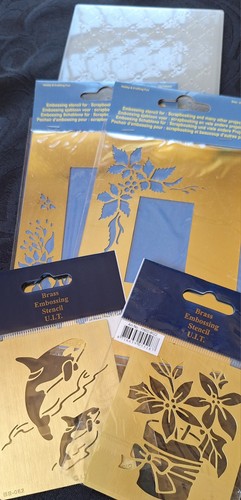 Set mixed brass embossing - mixed,