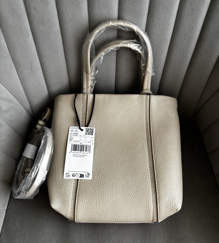 Mango beige pebbled faux - beige,