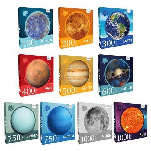 Edu sci solar system - system, jigsaws