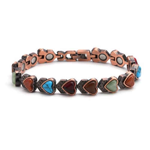 Heart shaped natural stone red - stone,