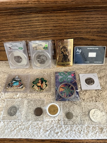 Small coin lot copper gold - ,,