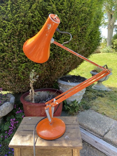 Vintage orange anglepoise - orange,