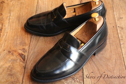 Barker black leather - barker,