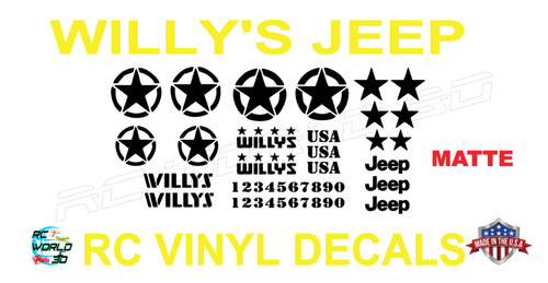 Willy army jeep vinyl - army,