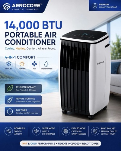 Aerocore 000 btu portable - 14,000,